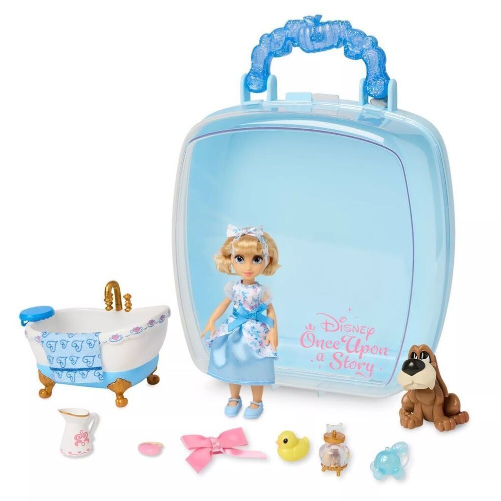 Cinderella Disney Once Upon a Story Mini Doll Play Set 5” NEW Princess - Picture 6 of 8